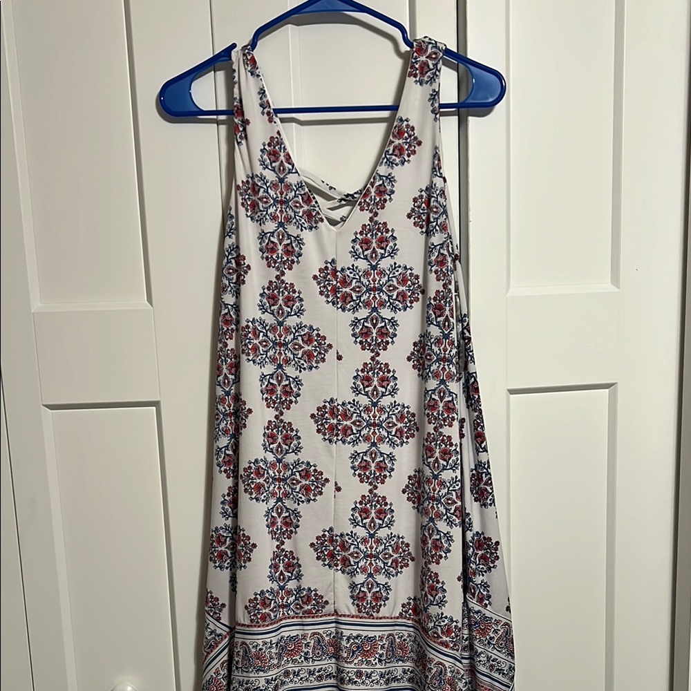 Three Hearts White and Pink Sundress